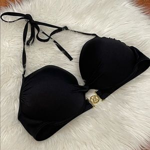 Victoria’s Secret swim top black size 36D